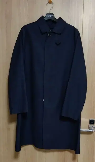 MACKINTOSH 밴딩 스텐카라 코트 36 네이비