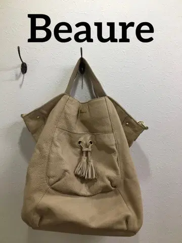 [ Beaure ] 숄더백 베이지 밴드 포함