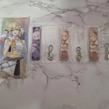 텐마 사키 아크릴 스틱 키링 3개 묶음 판매 감사제 혜택 책갈피