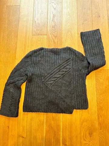 MAX&Co. 다크 그레이 긴팔 스웨터 S
