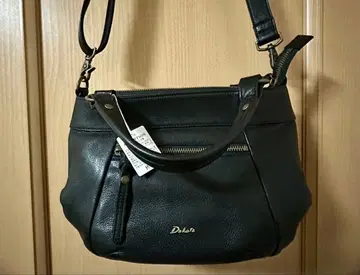 다코타 Dakota 루체 블랙 가죽 숄더백 2Way