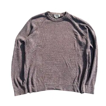 [레어] 90s J.CREW 코튼 니트 멜란지 니트 멀티 컬러