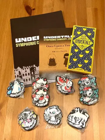 ( UNDER TALE ) 러버 마스코트, 타로 카드, 핀 배지 등