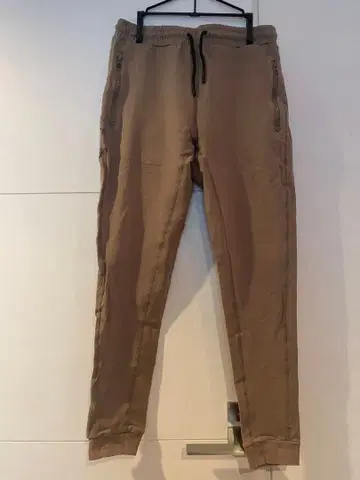 VANQUISH FITNESS 맨투맨 조거 팬츠 베이지 M 새상품급