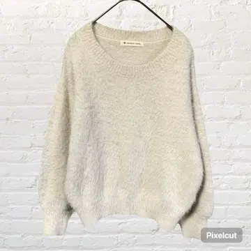 11859 마제스틱 레곤 샤기 니트 스웨터 베이지 M 구제 의류