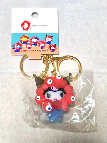 만박 먁먁 산리오 클리어 컬러 키링 쿠로미