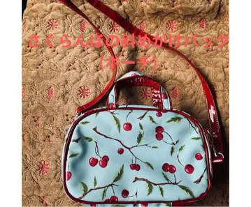 체리 사선 가케 백(파우치)