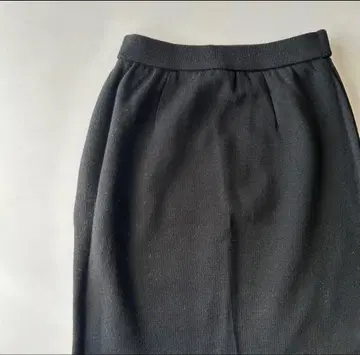 *블랙 타이트 스커트 무릎 기장 일본제