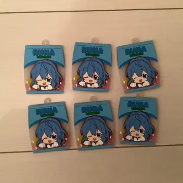 루나상 구미 러버 참 6개 세트