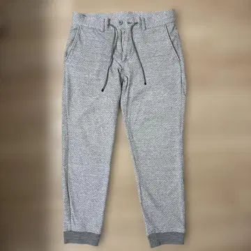 EPOCA UOMO 남성용 기하학 패턴 그레이 조거 팬츠