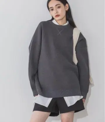 JEANASIS 자카드 볼륨 슬리브 풀오버