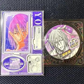 쿠로코의 농구 무라사키바라 아츠시 점프샵 생일 캔뱃지 디오라마 피규어