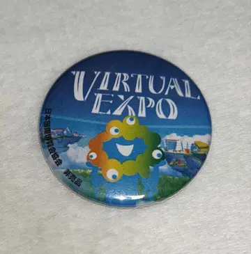 EXPO2025 오사카 간사이 만박 버추얼 만박 캔뱃지 레인보우