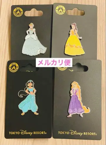 [ 디즈니 ] 핀 배지 4종 세트