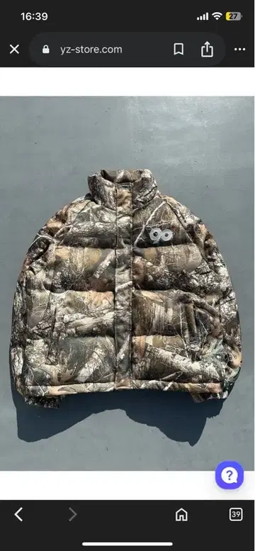 다운 자켓 9090 size M