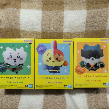 나의 히어로 아카데미아 x 치이카와 콜라보 피규어 3체 세트