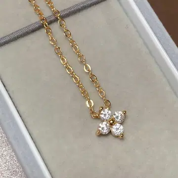S925 클로버 목걸이 골드