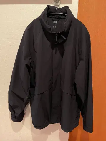 유니클로 윈드프루프 스탠드 블루종 남녀 공용 XL