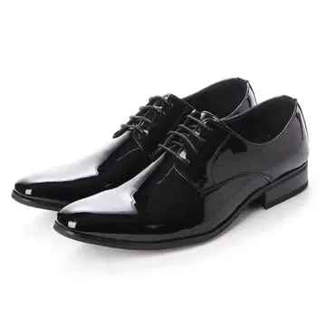 LASSU & FRISS 블랙 에나멜 신발 결혼식