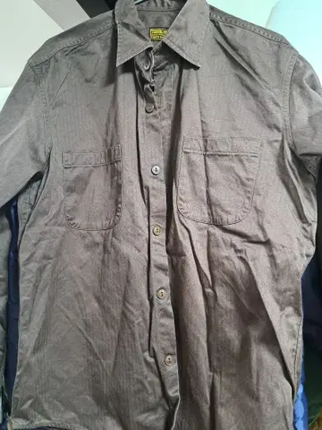 Tenderloin 브라운 워크 셔츠