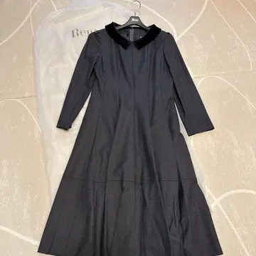 르네 다크 그레이 긴팔 원피스 38