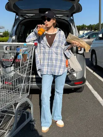 BAYFLOW 플레어 데님 M