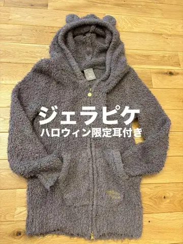 젤라피케 젤라또피케 모코모코 후드티 할로윈 검은 고양이 파자마