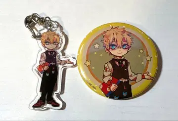 지박소년 하나코 군 프린세스 카페 미나모토 테루 아크릴 키링 캔뱃지