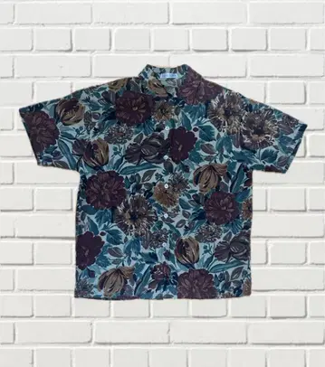 LOUIS JOONE 꽃무늬 반팔 하와이안 셔츠 [ 무료배송 ]