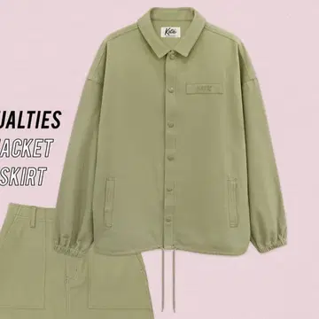 케이티 카키색 자켓 CASUALTIES team Jacket