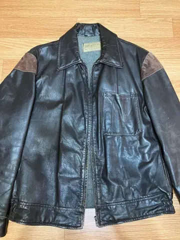 빈티지 가죽 자켓 70s 천연 가죽