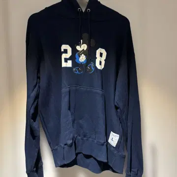 [ 새상품 ] 미야코지마 한정판 미키 디즈니 후드티 네이비 L 사이즈