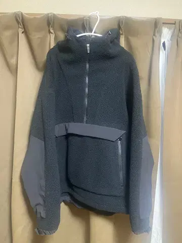 OVY 보아 플리스 아노락 후디