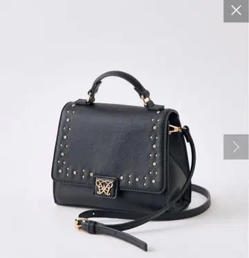 OLIVE des OLIVE 에메리 스터드 부착 켈리 백 블랙