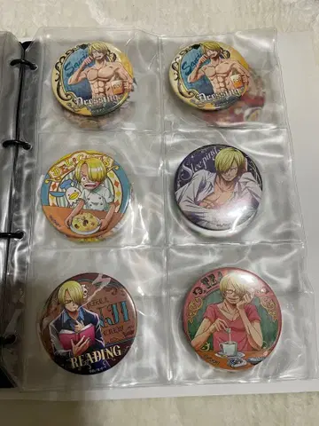 상디 동료 캔뱃지 원피스 ONE PIECE
