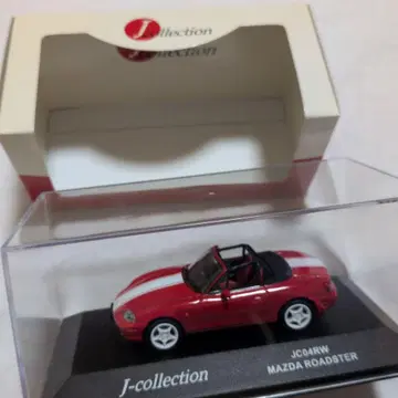 교쇼 1/43 마쓰다 로드스터 빨간색/화이트