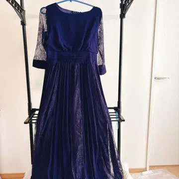 롱 드레스 네이비 L 사이즈 결혼식 2차 모임