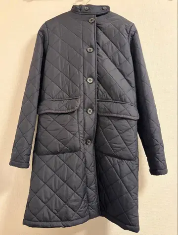 MACKINTOSH 퀼팅 코트 (네이비)