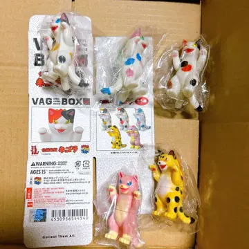 VAG BOX 화묘 괴수 네고라 코나츠 소프트 비닐 피규어 전 5종 세트
