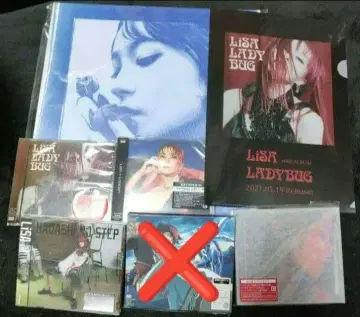 LiSA CD 4장 클리어 파일 캔버스 아트 패널