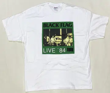 당시물: 브라그 플래그 BLACK FLAG LIVE 84 XL 티셔츠