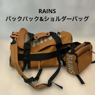 RAINS 백팩 더플백 and 숄더백 2종 세트 / 브라운