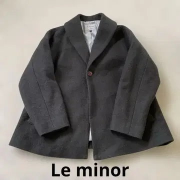 루미노아 울 숏코트 차콜 그레이