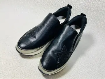 MH50 새상품 MUUM 무 스타 모티브 인힐 슬립온 스니커즈 M