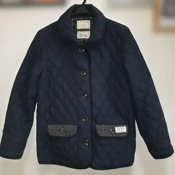 Natural Palette 네이비 퀼팅 여성용 자켓