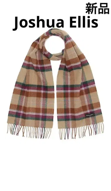 새상품 Joshua Ellis 조슈아 에리스 울 머플러 베이지 영국제