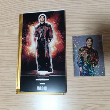EXILE NAOKI 아크릴 스탠드 포토 카드 시크릿