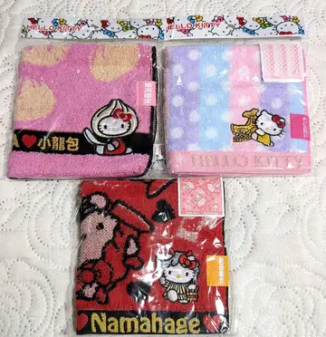 [ 미개봉 ] 지역 한정판 헬로키티 타월 3개 세트