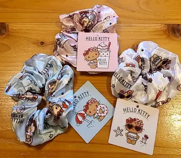 헬로키티 헤어 액세서리 3개 세트