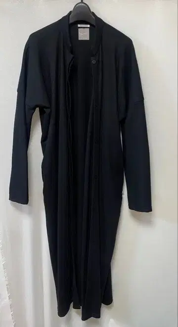 슈퍼 100's 울 양면편 스탠드 카라 라이트 코트 맥시 길이 여성 F